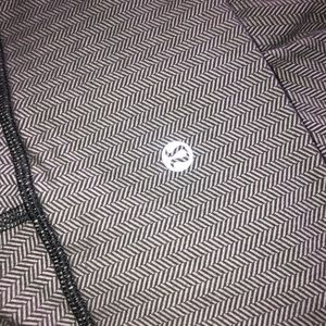 Gray patterned Lululemon leggings